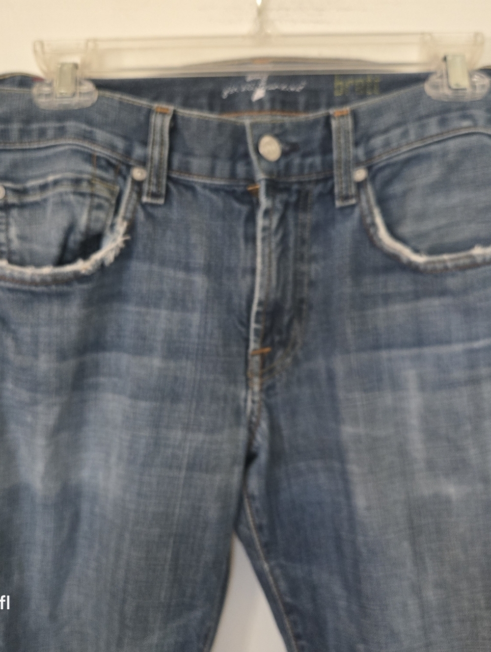 7FAM 7 for all Mankind Brett Jeans 29 distressed - Picture 7 of 12
